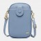 Women 6.3 Inch iPhone Solid Waterproof Crossbody Bag Phone Bag