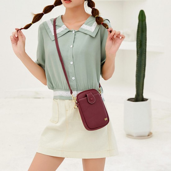 Women 6.3 Inch iPhone Solid Waterproof Crossbody Bag Phone Bag Women 6.3 Inch iPhone Solid Waterproof Crossbody Bag Phone Bag