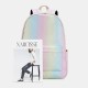 Women 3PcsSuits Large Capacity Waterproof Color Gradients Backpack Schoolbag Women 3PcsSuits Large Capacity Waterproof Color Gradients Backpack Schoolbag