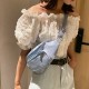 Women Alligator Croc Pattern Chains Multi-Carry Belt Chest Bag Crossbody Bag Women Alligator Croc Pattern Chains Multi-Carry Belt Chest Bag Crossbody Bag