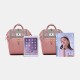 Women Oxford Patchwork Waterproof Anti theft Mommy Handbag Shoulder Bag Backpack Women Oxford Patchwork Waterproof Anti theft Mommy Handbag Shoulder Bag Backpack