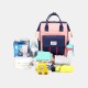 Women Oxford Patchwork Waterproof Anti theft Mommy Handbag Shoulder Bag Backpack Women Oxford Patchwork Waterproof Anti theft Mommy Handbag Shoulder Bag Backpack