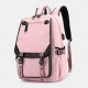 Women Printing USB Charging Large Capacity Backpack Student School Bag Women Printing USB Charging Large Capacity Backpack Student School Bag