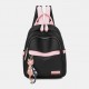 Women Oxford Waterproof Cartoon Multi-carry Patchwork Casual Backpack Women Oxford Waterproof Cartoon Multi-carry Patchwork Casual Backpack