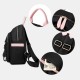 Women Oxford Waterproof Cartoon Multi-carry Patchwork Casual Backpack Women Oxford Waterproof Cartoon Multi-carry Patchwork Casual Backpack