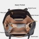 Brenice Women PU Leather Keychain Multi-pocket Large Capacity Laptop Bag Briefcase Business Handbag Brenice Women PU Leather Keychain Multi-pocket Large Capacity Laptop Bag Briefcase Business Handbag