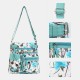 Angel Kiss Women PU Leather Multicolor Printing Waterproof Multi-pocket Anti-theft Crossbody Bag Shoulder Bag Angel Kiss Women PU Leather Multicolor Printing Waterproof Multi-pocket Anti-theft Crossbody Bag Shoulder Bag