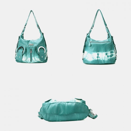 Women Tie Dye Multi-carry Waterproof Large Capacity Crossbody Bag Shoulder Bag Handbag Backpack Women Tie Dye Multi-carry Waterproof Large Capacity Crossbody Bag Shoulder Bag Handbag Backpack