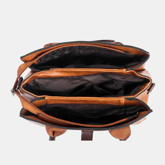 Women 3PCS PU Leather Multi-Layers Ladies Bags Casual Business Handbag Crossbody Bag Women 3PCS PU Leather Multi-Layers Ladies Bags Casual Business Handbag Crossbody Bag