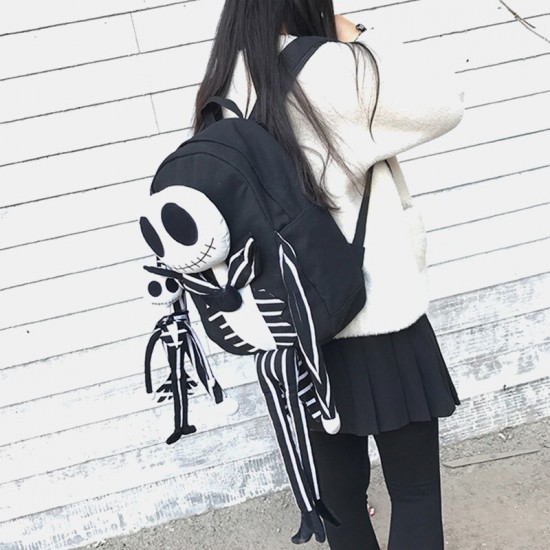Women Halloween Skull Backpack Anti-theft Backpack Women Halloween Skull Backpack Anti-theft Backpack