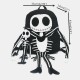 Women Halloween Skull Backpack Anti-theft Backpack Women Halloween Skull Backpack Anti-theft Backpack