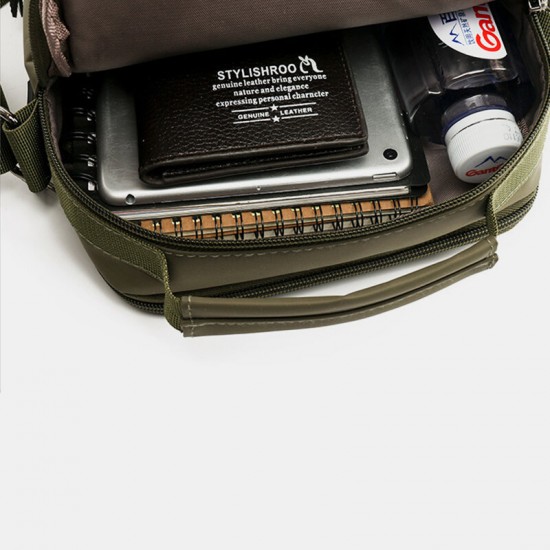 Men Oxford Cloth Multi-pocket Large Capacity Multi-Layers Waterproof Crossbody Bag Shoulder Bag Men Oxford Cloth Multi-pocket Large Capacity Multi-Layers Waterproof Crossbody Bag Shoulder Bag