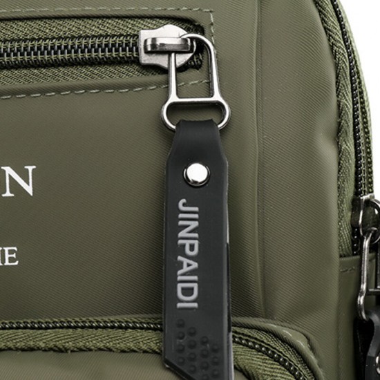 Men Oxford Cloth Multi-pocket Large Capacity Multi-Layers Waterproof Crossbody Bag Shoulder Bag Men Oxford Cloth Multi-pocket Large Capacity Multi-Layers Waterproof Crossbody Bag Shoulder Bag