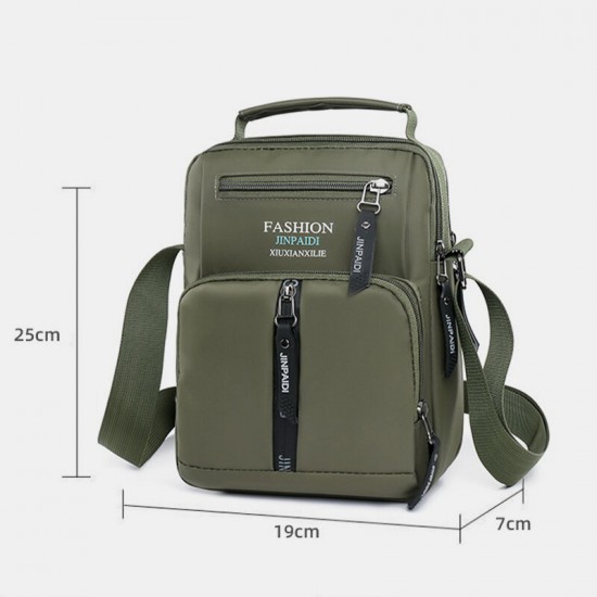 Men Oxford Cloth Multi-pocket Large Capacity Multi-Layers Waterproof Crossbody Bag Shoulder Bag Men Oxford Cloth Multi-pocket Large Capacity Multi-Layers Waterproof Crossbody Bag Shoulder Bag