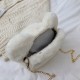 Women Cute Plush Bear Chains Shoulder Bag Crossbody Bag Women Cute Plush Bear Chains Shoulder Bag Crossbody Bag