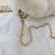 Women Cute Plush Bear Chains Shoulder Bag Crossbody Bag Women Cute Plush Bear Chains Shoulder Bag Crossbody Bag