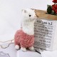 Women Lamb Wool Cute Cartoon 3D Alpaca Shape Soft Creative Small Shoulder Bag Crossbody Bag With Chain Women Lamb Wool Cute Cartoon 3D Alpaca Shape Soft Creative Small Shoulder Bag Crossbody Bag With Chain