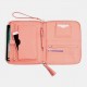 Women Leather Solid Color Multifunction Tassel 6 Card Slots Pen Phone Bag Clutch Bag Women Leather Solid Color Multifunction Tassel 6 Card Slots Pen Phone Bag Clutch Bag