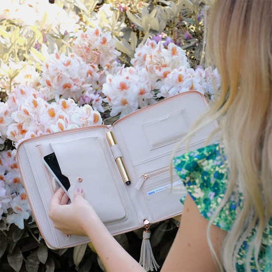 Women Leather Solid Color Multifunction Tassel 6 Card Slots Pen Phone Bag Clutch Bag Women Leather Solid Color Multifunction Tassel 6 Card Slots Pen Phone Bag Clutch Bag
