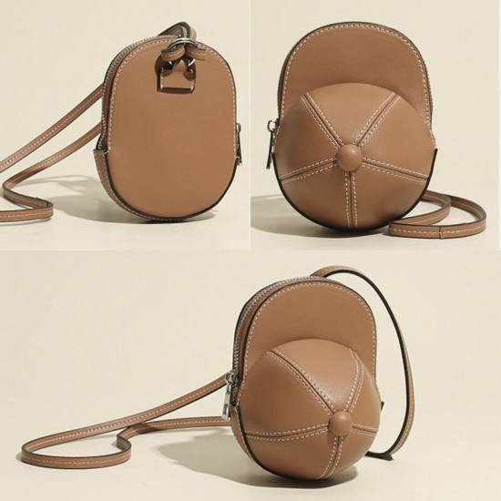 Women Faux Leather Baseball Hat Shape Causl Creative Shoulder Bag Crossbody Bag Women Faux Leather Baseball Hat Shape Causl Creative Shoulder Bag Crossbody Bag
