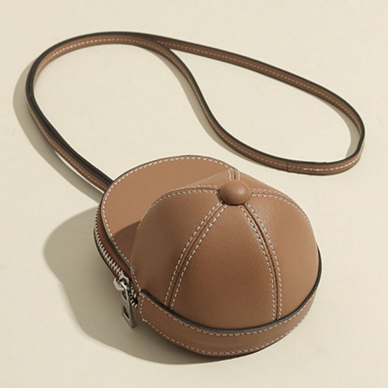 Women Faux Leather Baseball Hat Shape Causl Creative Shoulder Bag Crossbody Bag Women Faux Leather Baseball Hat Shape Causl Creative Shoulder Bag Crossbody Bag