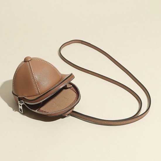 Women Faux Leather Baseball Hat Shape Causl Creative Shoulder Bag Crossbody Bag Women Faux Leather Baseball Hat Shape Causl Creative Shoulder Bag Crossbody Bag