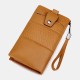 Women Faux Leather Retro Large Capacity 6.3 Inch Phone Bag Multi-slot Card Holder Clutch Wallet Women Faux Leather Retro Large Capacity 6.3 Inch Phone Bag Multi-slot Card Holder Clutch Wallet