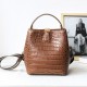Women Genuine Leather Cowhide Alligator Pattern Vintage Casual Multi-carry Handbag Crossbody Bag Women Genuine Leather Cowhide Alligator Pattern Vintage Casual Multi-carry Handbag Crossbody Bag