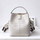 Women Genuine Leather Cowhide Alligator Pattern Vintage Casual Multi-carry Handbag Crossbody Bag Women Genuine Leather Cowhide Alligator Pattern Vintage Casual Multi-carry Handbag Crossbody Bag