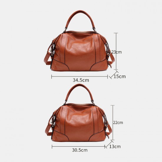 Women Genuine Leather Cowhide Vintage Travel Outdoor Multi-carry Large Capacity Storage Bag Handbag Crossbody Bag Women Genuine Leather Cowhide Vintage Travel Outdoor Multi-carry Large Capacity Storage Bag Handbag Crossbody Bag