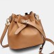 Women Genuine Leather Cowhide Casual Elegant Multi-carry Shoulder Bag Crossbody Bag Bucket Bag Women Genuine Leather Cowhide Casual Elegant Multi-carry Shoulder Bag Crossbody Bag Bucket Bag