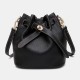 Women Genuine Leather Cowhide Casual Elegant Multi-carry Shoulder Bag Crossbody Bag Bucket Bag Women Genuine Leather Cowhide Casual Elegant Multi-carry Shoulder Bag Crossbody Bag Bucket Bag