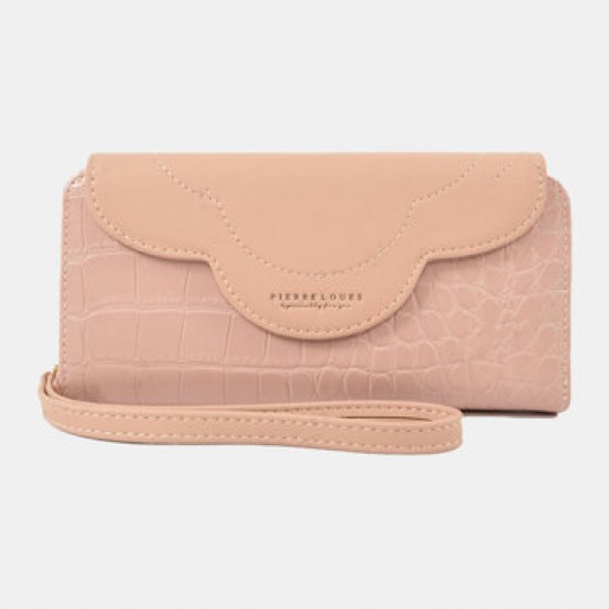 Women Faux Leather Alligator Pattern Large Capacity 6.3 Inch Phone Bag Clutch Bag Wallet Women Faux Leather Alligator Pattern Large Capacity 6.3 Inch Phone Bag Clutch Bag Wallet