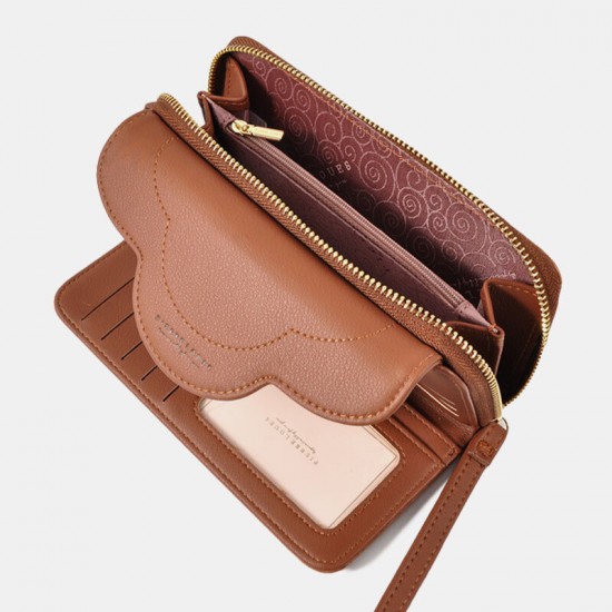 Women Faux Leather Alligator Pattern Large Capacity 6.3 Inch Phone Bag Clutch Bag Wallet Women Faux Leather Alligator Pattern Large Capacity 6.3 Inch Phone Bag Clutch Bag Wallet