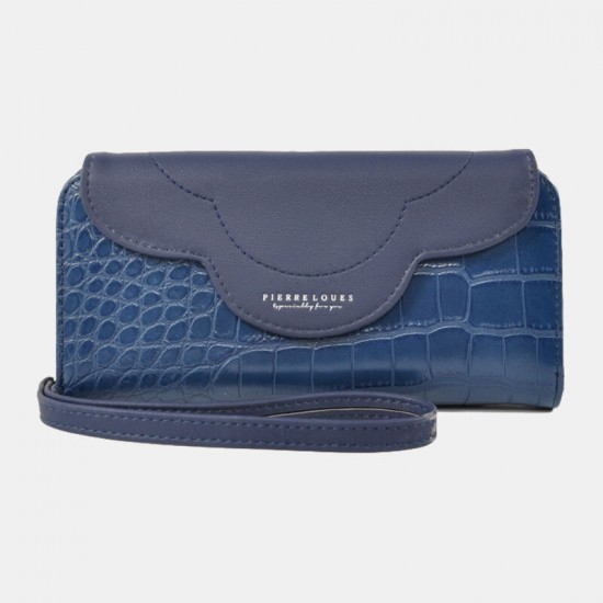 Women Faux Leather Alligator Pattern Large Capacity 6.3 Inch Phone Bag Clutch Bag Wallet Women Faux Leather Alligator Pattern Large Capacity 6.3 Inch Phone Bag Clutch Bag Wallet