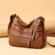 Women PU Leather Retro Casual Large Capacity Multi-Pocket French Handbag Crossbody Bags Women PU Leather Retro Casual Large Capacity Multi-Pocket French Handbag Crossbody Bags