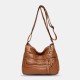 Women PU Leather Retro Casual Large Capacity Multi-Pocket French Handbag Crossbody Bags Women PU Leather Retro Casual Large Capacity Multi-Pocket French Handbag Crossbody Bags