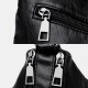 Women PU Leather Retro Casual Large Capacity Multi-Pocket French Handbag Crossbody Bags Women PU Leather Retro Casual Large Capacity Multi-Pocket French Handbag Crossbody Bags