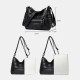 Women PU Leather Retro Casual Large Capacity Multi-Pocket French Handbag Crossbody Bags Women PU Leather Retro Casual Large Capacity Multi-Pocket French Handbag Crossbody Bags