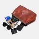 Women PU Leather Large Capacity Vintage Lock Handbag Crossbody Bag Satchel Bag Women PU Leather Large Capacity Vintage Lock Handbag Crossbody Bag Satchel Bag