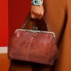 Women PU Leather Large Capacity Vintage Lock Handbag Crossbody Bag Satchel Bag Women PU Leather Large Capacity Vintage Lock Handbag Crossbody Bag Satchel Bag