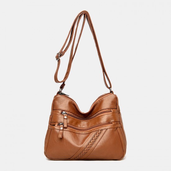 Women PU Leather Large Capacity Anti-theft 6.3 Inch Phone Bag Crossbody Bags Shoulder Bag Women PU Leather Large Capacity Anti-theft 6.3 Inch Phone Bag Crossbody Bags Shoulder Bag