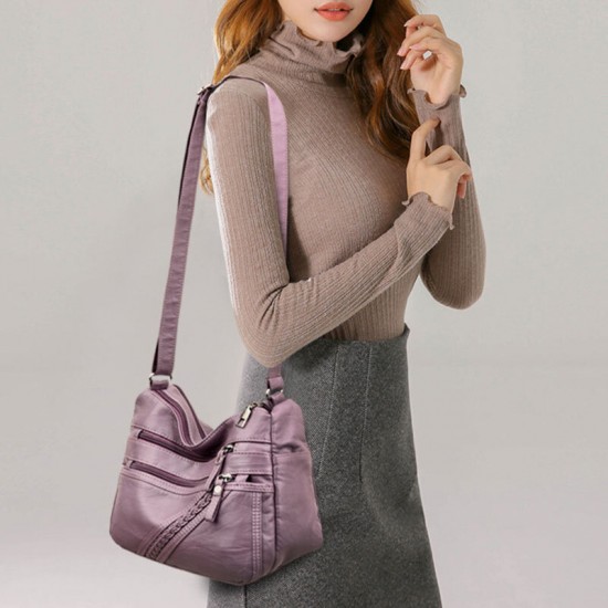 Women PU Leather Large Capacity Anti-theft 6.3 Inch Phone Bag Crossbody Bags Shoulder Bag Women PU Leather Large Capacity Anti-theft 6.3 Inch Phone Bag Crossbody Bags Shoulder Bag
