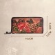 Women Genuine Leather Wallet Floral Pattern Long Multifunctional Retro Coin Purse Money Wallets Clutch Bags Women Genuine Leather Wallet Floral Pattern Long Multifunctional Retro Coin Purse Money Wallets Clutch Bags