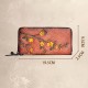 Women Genuine Leather Wallet Floral Embossed Pattern Retro Long Coin Purse Money Wallets Clutch Bags Women Genuine Leather Wallet Floral Embossed Pattern Retro Long Coin Purse Money Wallets Clutch Bags