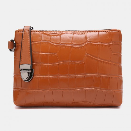 4 PCS Vintage Croc Embossed Wallet Large Capacity Clutch Bag Handbag Shoulder Bag Crossbody Bag 4 PCS Vintage Croc Embossed Wallet Large Capacity Clutch Bag Handbag Shoulder Bag Crossbody Bag