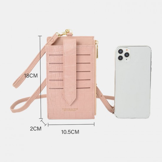 Women PU Leather Large Capacity Multi-card Slot Card Holder 6.5 Inch Phone Bag Clutch Bags Women PU Leather Large Capacity Multi-card Slot Card Holder 6.5 Inch Phone Bag Clutch Bags