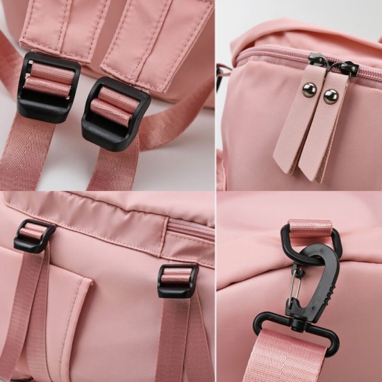 Women Travel Waterproof Shoe Position Large Capacity Multi-pocket Backpack Multi-carry Shoulder Bag Women Travel Waterproof Shoe Position Large Capacity Multi-pocket Backpack Multi-carry Shoulder Bag