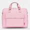 Women Canvas Solid Color Large Capacity 14 inch Laptops Bag Multi-compartment Handbag Briefcase