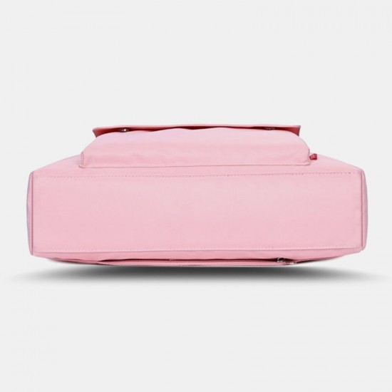 Women Canvas Solid Color Large Capacity 14 inch Laptops Bag Multi-compartment Handbag Briefcase Women Canvas Solid Color Large Capacity 14 inch Laptops Bag Multi-compartment Handbag Briefcase